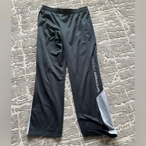 Under Armour Kids Black and Gray Athletic Pants
